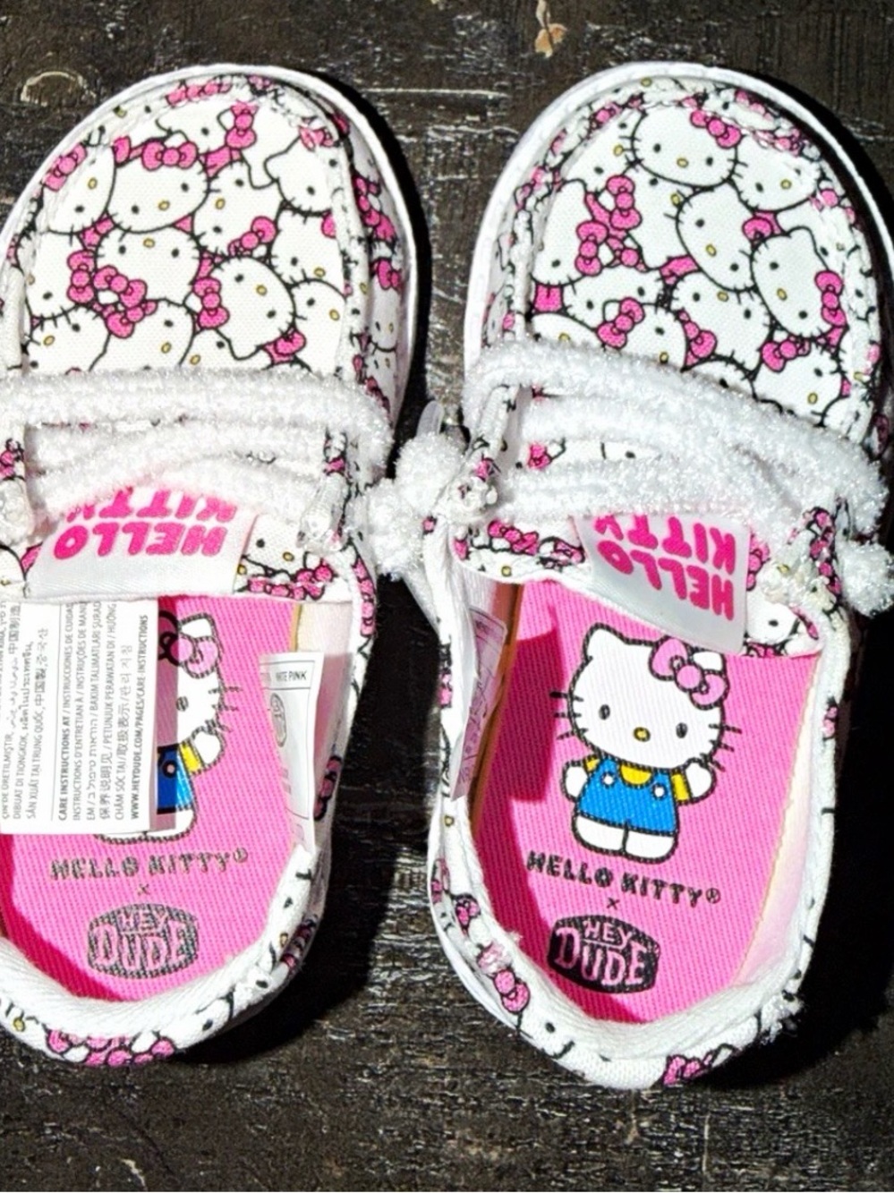 Hello Kitty Pink & White Hey Dudes C5